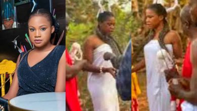 Netizens express concern as 13-years-old Mercy Kenneth acts with python – [Video]