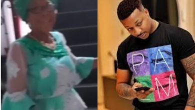 Nollywood Actor IK Ogbonna In Couldn’t Hold Back Tears as He Loses Mother
