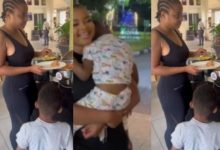 Actress Bimbo Ademoye reacts to speculations of being the mother of a boy in her video