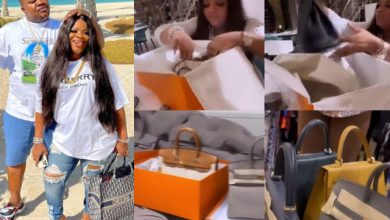 Cubana Chief Priest gifts his wife with expensive Hermes ‘Birkin’ bags as birthday gift [Video]