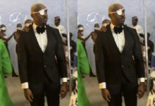 “One eyed man is king in the land of the Blind” Socialite Pretty Mike attends wedding as a one-eyed man leading the blind [video]