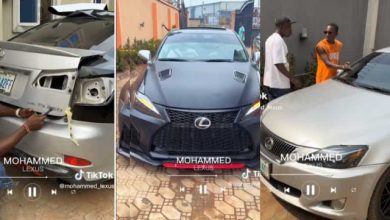 For which road you wan drive that bumper?- Reactions As Man Modifies 2007 Lexus to 2023 version [Video]