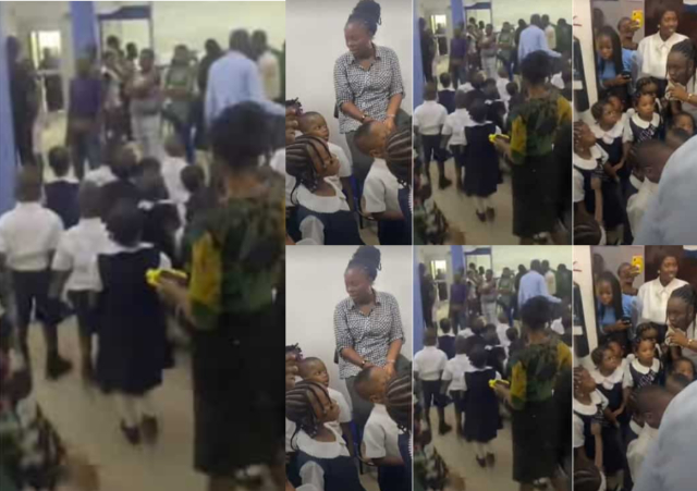 Man spotted Baby Sister at Bank With Teachers, After Paying N25,000 for her Excursion