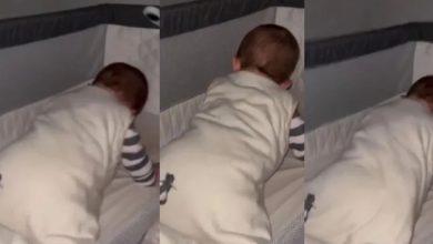 “Future wife in trouble” – Reactions as 6month old boy seen showing off his bedroom prowess, Mom seeks help (Watch)