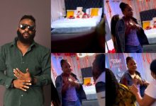 VJ Adams leaves 'fiancée', Bimbo Ademoye speechless with his grand surprise for her 32nd birthday [Video]
