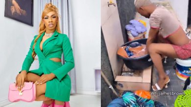 Not the Elite Nigerian Princess doing the laundry? – Fans ridicule James Brown over ‘wife material’ video