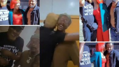 Kate Henshaw kisses Zubby Michael and Chidi Mokeme as actors link up with Hank Anuku in heart-melting video