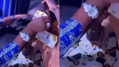 Naira Scarcity: To avoid arrest event planners print ‘special money’ sprayed at event [Video]