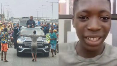 2023: Teenager Reveals Why He Stood In front Of Peter Obi’s Convoy during Lagos Rally