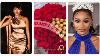 “You’re Special To Me Today & Forever”- Beauty Tukura Shows Off The Roses, Gifts & Dollars Her Lover Gave Her For Valentine (VIDEO)