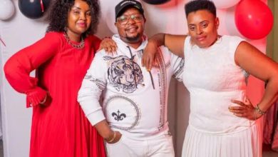 Man celebrates Valentine with his two wives [Photos]