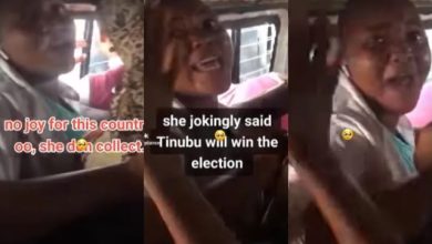 Lady in tears after getting beat up in danfo for saying Tinubu will emerge as president [Video]