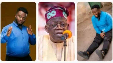 “Is It A Presidential Candidate Who Does Not Know The Right Way To Stand During National Anthem Of The Country He Is That Is Coming To Lead Us?”- Skit Maker , Sabinus Reacts Following A Viral Video Of Tinubu Standing In A Wrong Position During The National Anthem 