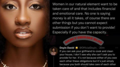 Women in our natural Element want to be taken care of and that includes financial and emotional care: Reality Tv Star Doyin David