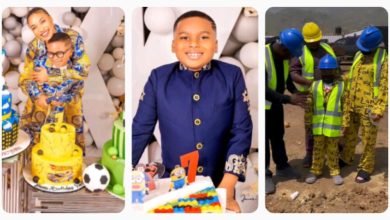 “I Love You Dangerously My Dear Son & I Will Make Your Future A Great One “- Tonto Dikeh Writes As She Gifts Her Son Ten Plots Of Land On His 7th Birthday Today