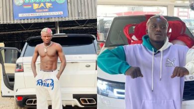 “Him don carry am enter trenches” – Reactions as Portable is spotted cruising in his new Range Rover [Video]