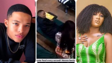 “Thabang Is Really The Content We All Expected From Yemi…. Only him Nelibang, Khobang N Olibang, The Real Player” – Reactions As BBTitans Olivia Massage Thabang Leg (Video)