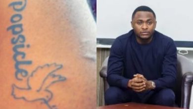 “What will happen to his new tattoo” Reactions as Davido cut ties with Ubi Franklin