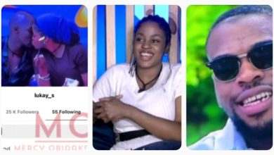 “Their Relationship Don Cr@sh?”- Reactions As BbTitans Housemate, Lukay Unfollows Ipeleng After She Kis$ed Miracle 