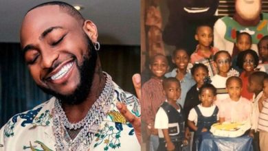 He took say cheese too seriously”-Reactions as adorable throwback photo of Davido at birthday party surface