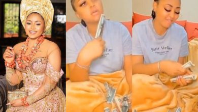 Regina Daniels shows off money tree she received from mother - [Video]