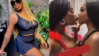 “This can’t be right with me” – Reactions trail video of BBNaija’s Angel locking lips with another lady [Watch]