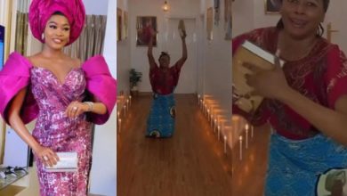 Kiekie stirs funny reactions as she lights candle, prays hard after suspecting she’s pregnant 3months after first child