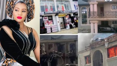 Abule Ado Gas Explosion: Nigerians react as heartbroken actress Nkiru Umeh recounts her ordeal with Sanwo Olu