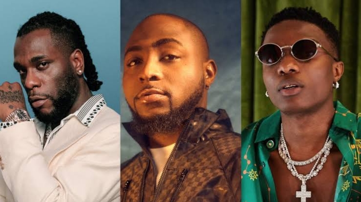 Davido, Wizkid And Burna boy