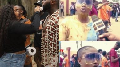 Video of Davido's makeup artist Salamat protesting during #Endsars in 2020 stirs reactions from Ruth Kadiri, others