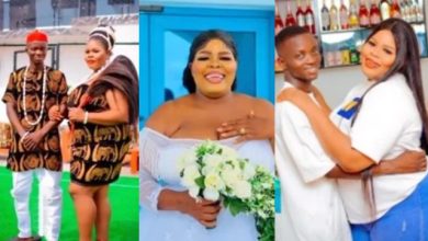 Nigerian man and his plus-sized bride becomes internet sensation [Photos/Video]