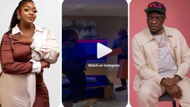 “Thank You For Believing In Me” – Eniola Badmus Beams For Joy As Pastor Tobi Adegboyega Gifts Her Hermes Bag Worth Millions (Video)