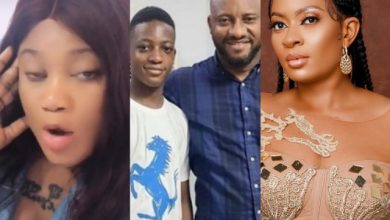 “You killed your son” Actress Esther Nwachukwu mocks May Edochie for the death of her first son