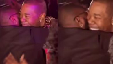 US rapper, Busta Rhymes in tears as he consoles Davido in New York City [Video]