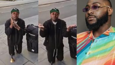 Thank you mor’oga – Isreal DMW thanks to Davido as he arrives London with 'a bell' ahead of the singer’s show [Video]