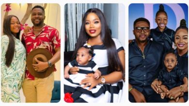 “Glory To God For Bringing Us This Far”- Actor Onny Michael & Wife Celebrate 9th Wedding Anniversary (PHOTOS)