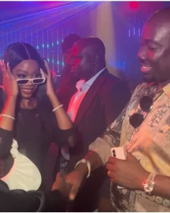 "You Want To Operate Cubana, If The Wife Catch You She Will Re$et Your Br@in"- Fans React As Blue Aiva & Olivia Attend Obi Cubana's Birthday (VIDEO)