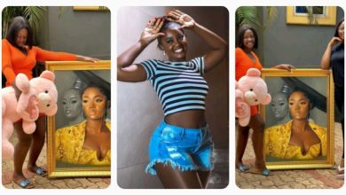 “Please I Need Another Type Of Gift, My Room Is Filled With Frames”- Actress Luchy Donald Says As Anonymous Fan Sends Her Beautiful Gifts (PHOTOS)