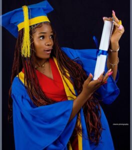 "The Journey Has Officially Began"_ Nollywood Actress , Chinenye Eucharia Grateful To God As She Gets Matriculated Into The University ( Photos)