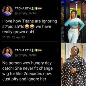 Tacha on Uche Ebere