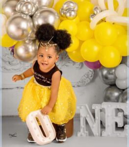 "I Pray You Will Be Immersed In The Blessings Of The Lord & His Loving Care"- Actress Christabel Egbenya Celebrates Daughter's 1st Birthday (PHOTOS)