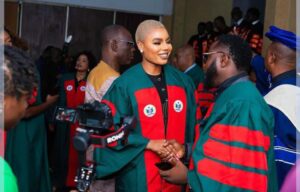 "Beyond Honoured And Grateful For This Great Consideration"- Nollywood Actress, Nancy Isime Writes As She Bags Doctorate Degree ( PHOTOS)