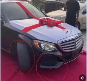 "A Car That Is Older Than The Owner, Giving Grandfather Vibes"- Netizens M0ck Kanaga Fans For Gifting Him An Old Benz (PHOTOS/VIDEO)