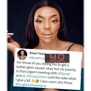 BBTitans Winner, Khosi, Finally Responds To Trolls Telling Her To Fire Her Makeup Artist, Read Her Tweet