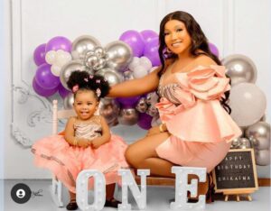 "I Pray You Will Be Immersed In The Blessings Of The Lord & His Loving Care"- Actress Christabel Egbenya Celebrates Daughter's 1st Birthday (PHOTOS)