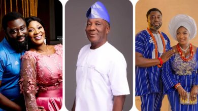 “Solicit Your Kindest Prayers For The Repose Of The Gentle Soul Of Our Great Departed Father” – Actress Mercy Johnson’s Husband, Prince Odi Okojie Writes Following His Father-In-Law’s De@th