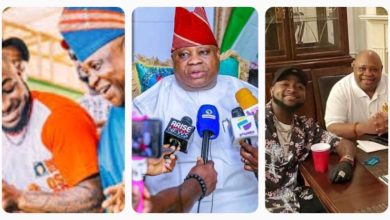 Davido reacts as Supreme Court affirms his Uncle, Ademola Adeleke, as governor of Osun state