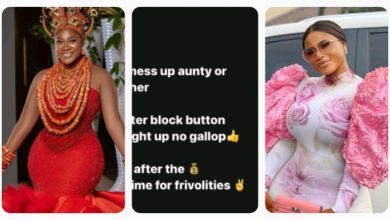 “If You Mess Up Aunty, You Enter Block Button, I’m Only After Money”- Destiny Etiko Writes Days After Unfollowing Former God-mother, Mercy Johnson