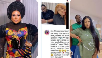 I hope you witches d!e waiting- Nkechi Blessing slams Nigerians shocked her relationship has stood the test of time