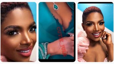 "Pray For Annie Idibia" Blogger Writes As She Shows Several Needle Marks On Annie's Hand, Suspects........